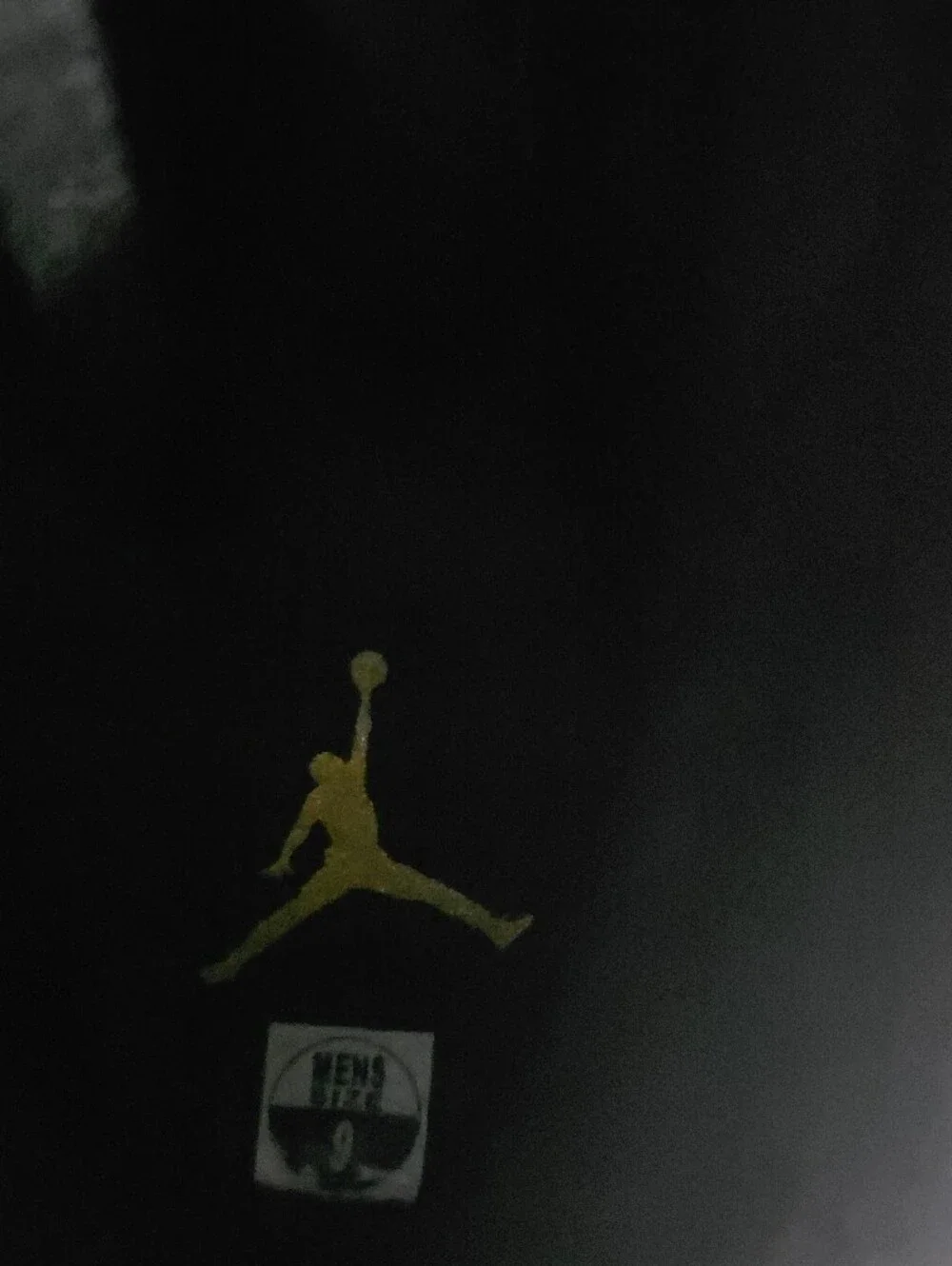Jordan High-Top Sneakers in Black and Gold. Men's Size 9